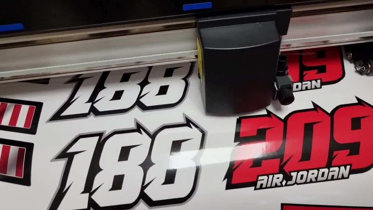 3 X Custom Racing Numbers - Vinyl Stickers / Decals Laminated - Race - Foto 5