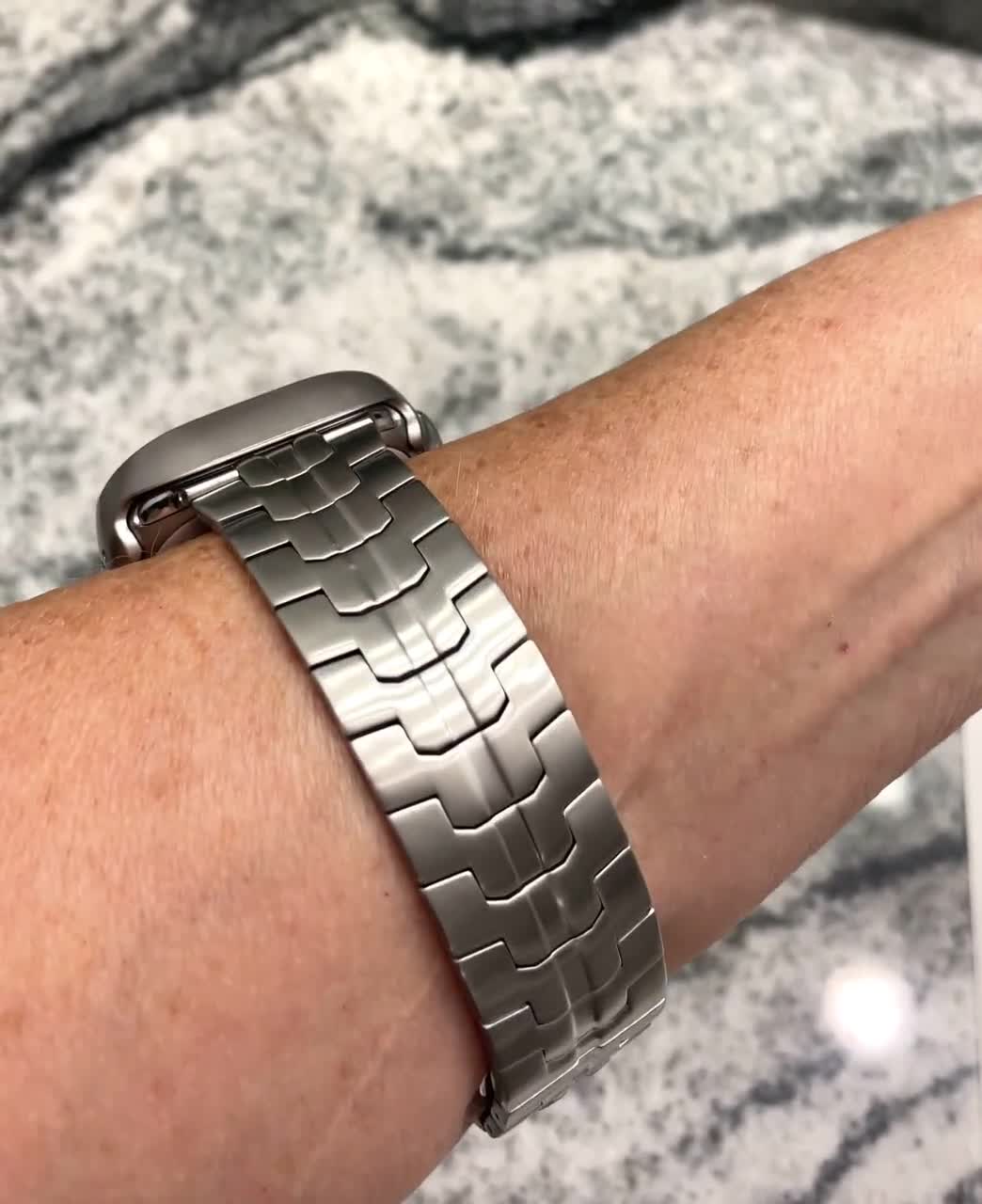 Luxury Titanium Steel Strap For Apple Watch Ultra 49mm Metal