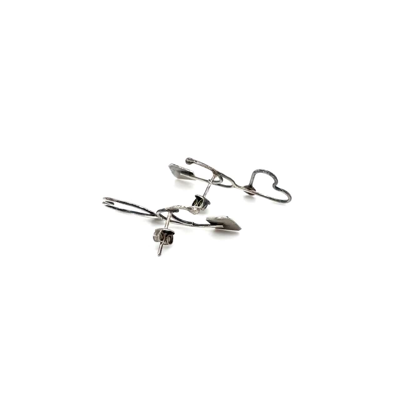 Orecchini Infermiera In Argento 925 Con Stetoscopio A Cuore - Gioiello Per Personale Medico, Regalo Per Infermieri E Medici - Confezione Regalo E Panno Inclusi