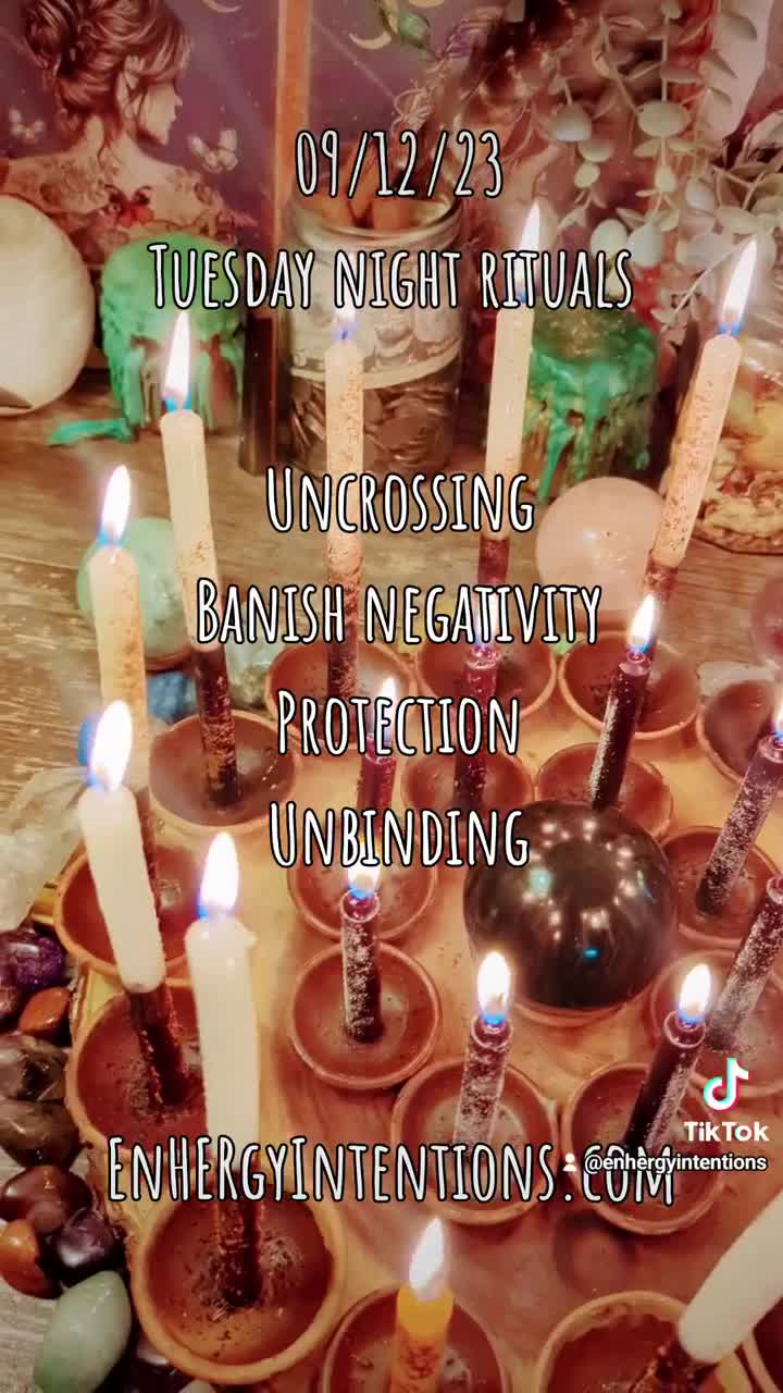 Uncrossing Candle- Intended to Clear Curses, Hexes, Evil Eye, Envy