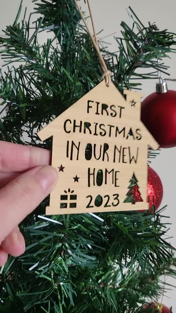 diy first home christmas ornament