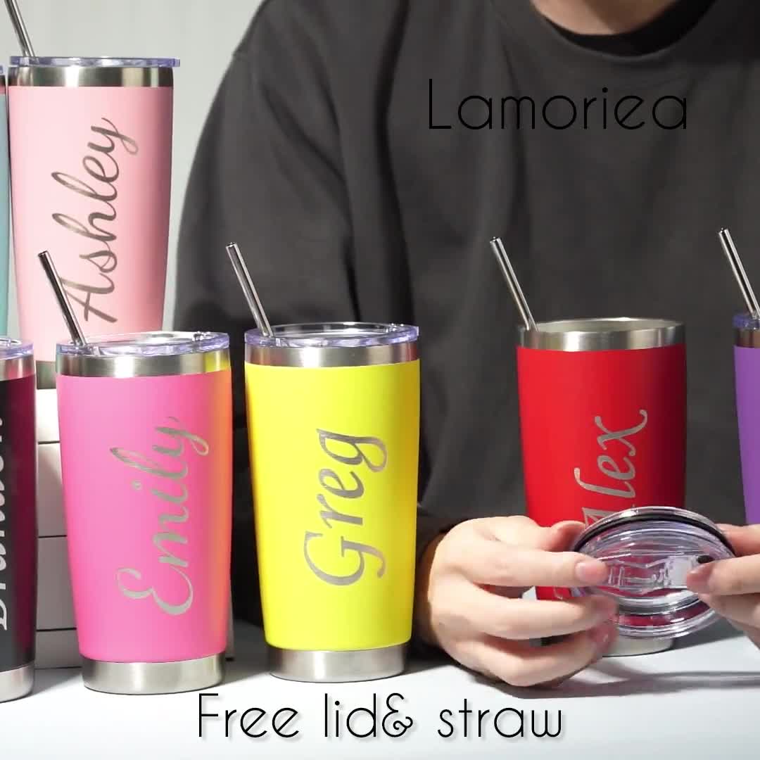 Tumbler with Straw, City Icons - Steel Mill Gifts