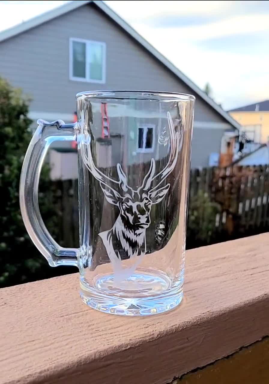  Moose - Beer Can Pint Glass 16 oz - Cabin Themed Gifts or  Rustic Decor for Men and Women - Fun Drinking or Party Glasses : Handmade  Products