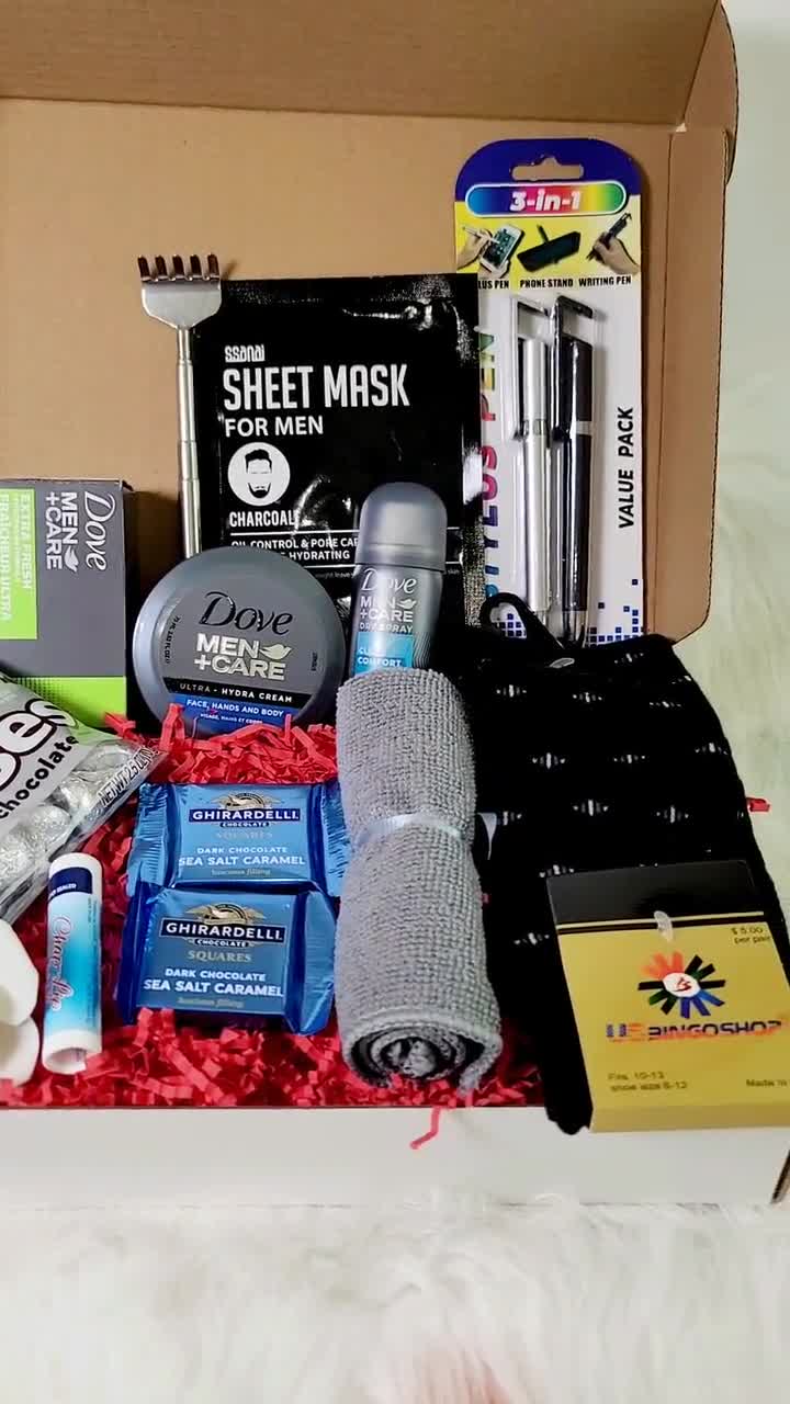 Father's Day Gift for Men, Self Care Gift Box for Him, Skincare