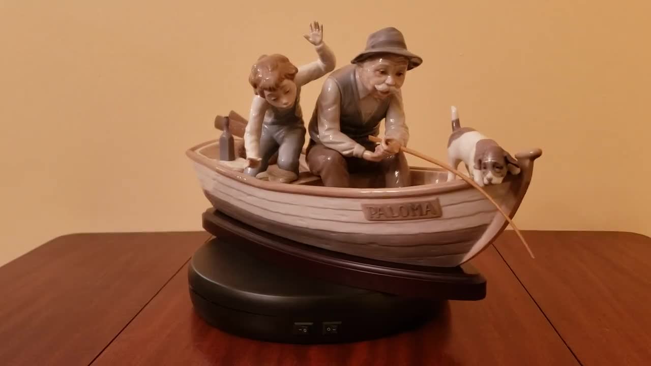 Fishing With Gramps Figurine Lladro 