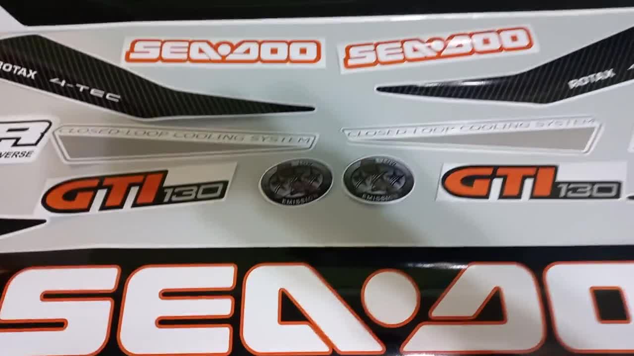 Sea-doo GTI 130 Graphics Kit: 2011-2014 Decals Set video poster