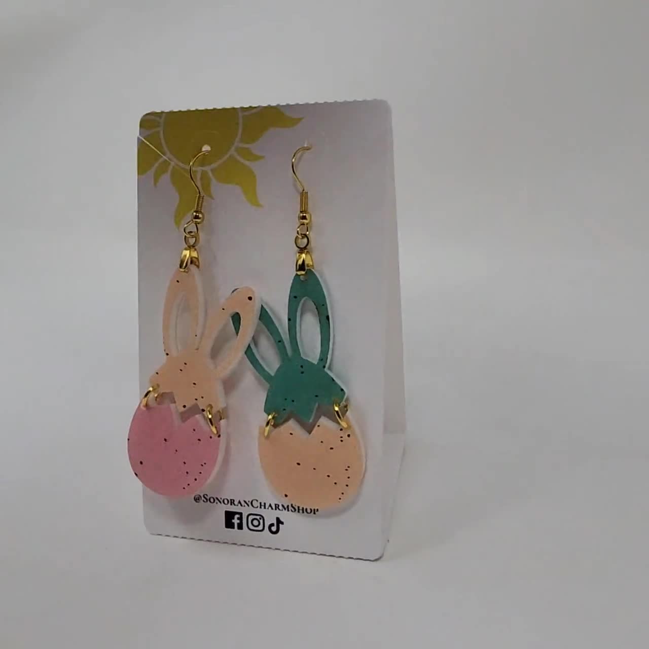 3.9 Earring Cards Free Standing Tent Combo Necklace Display Cards