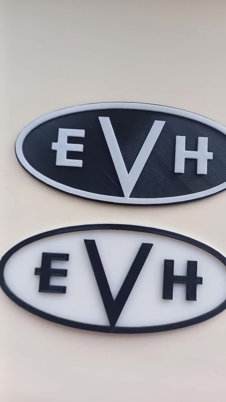 EVHロゴ オフィシャル 巨大プレート Van Halen EVHロゴ オフィシャル 巨大プレート Van Halen