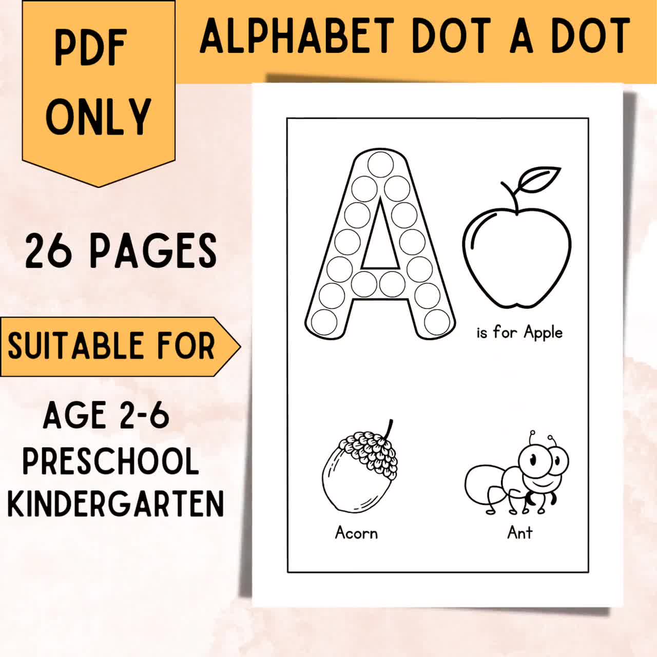 Triangle Do-A-Dot Printable
