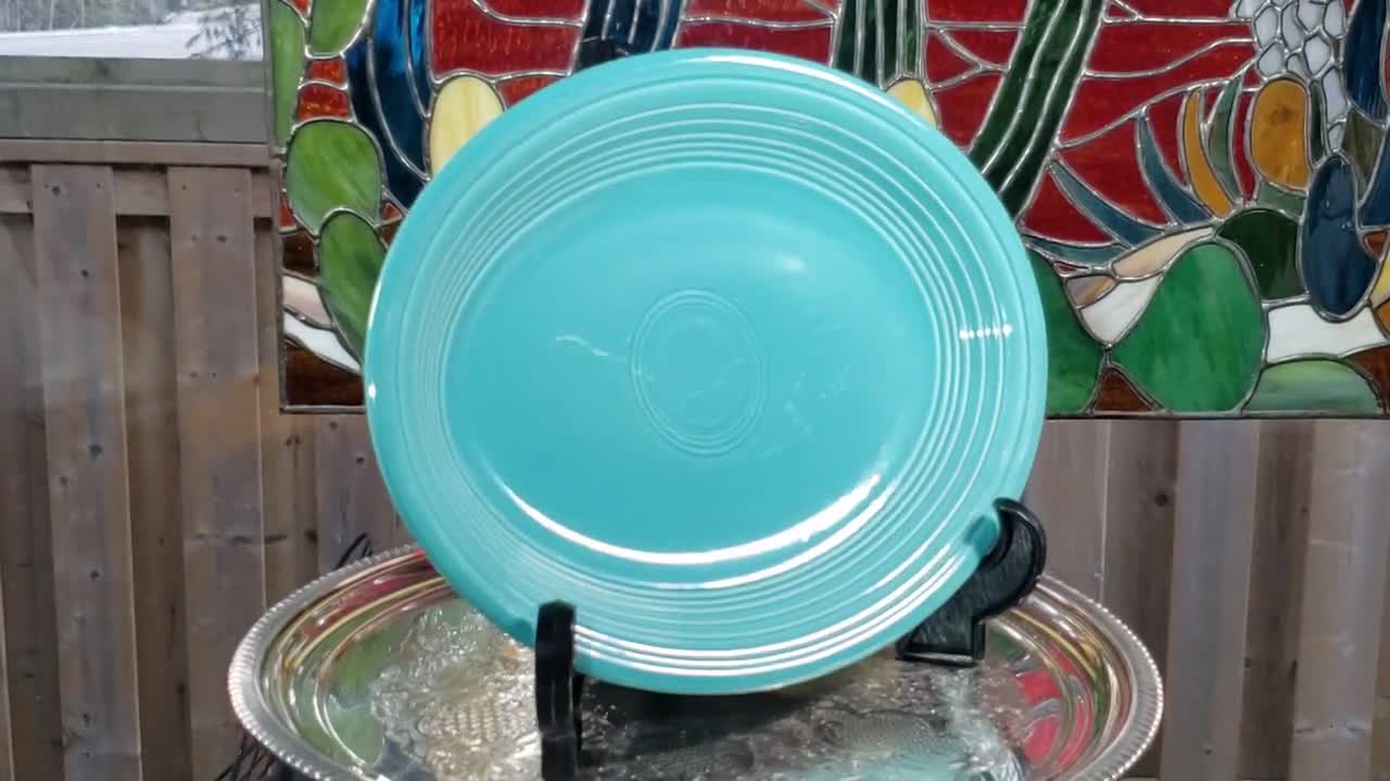 Turquoise fashion blue platter ovaltturquoise platter 11 1/4 x 8 1/4