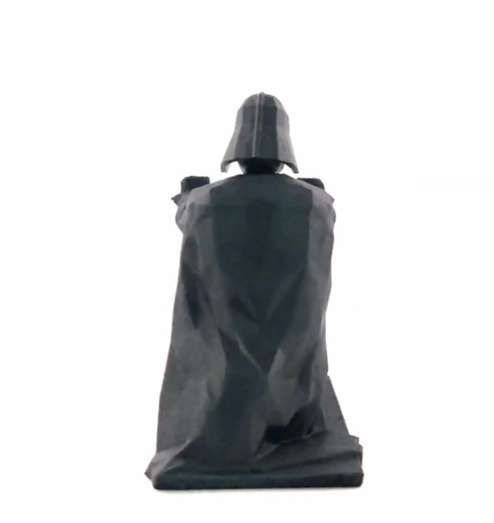 Darth Vader Pen Holder and Lightsaber Pen Set low poly Or High Detailed Versions - High-Quality Star Wars Office Accessory video poster