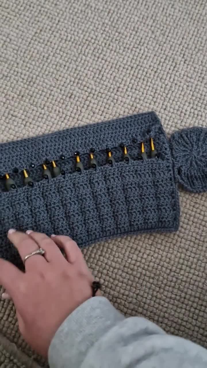Crochet Hook Case With Shell Closure PDF PATTERN ONLY 