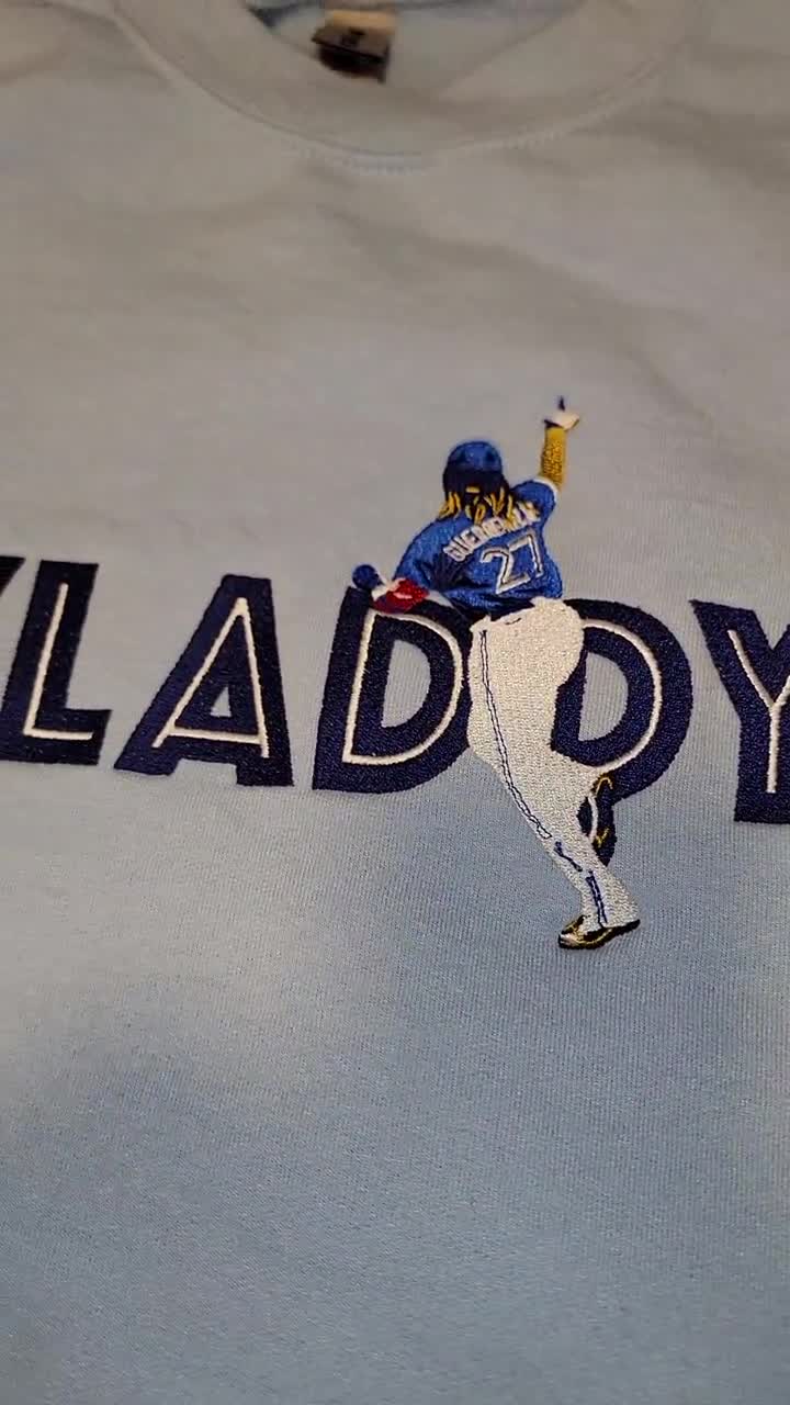 LeveledUpLabels Vladdy Jr. Embroidered Unisex Sweatshirt / Toronto Baseball Shirt / Jays Fan Gift