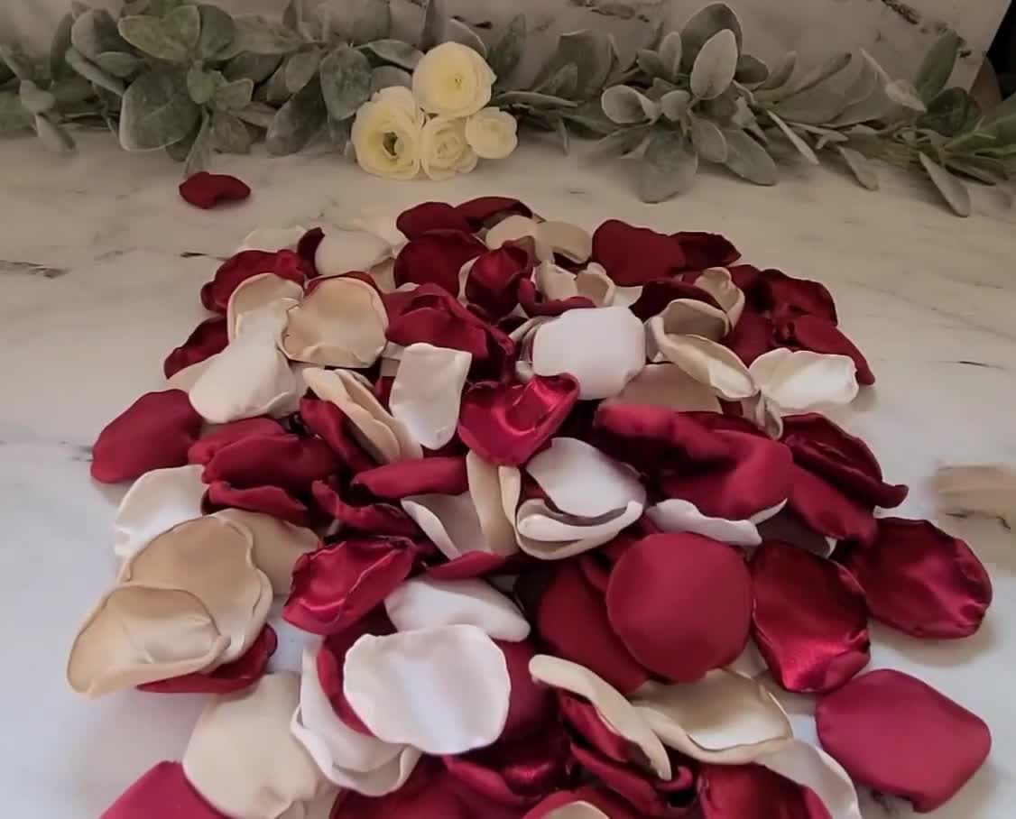 1000pcs Artificial Rose Petals, Wedding Room Decoration, Romantic  Atmosphere, Proposal, Valentine's Day, Event Decorations