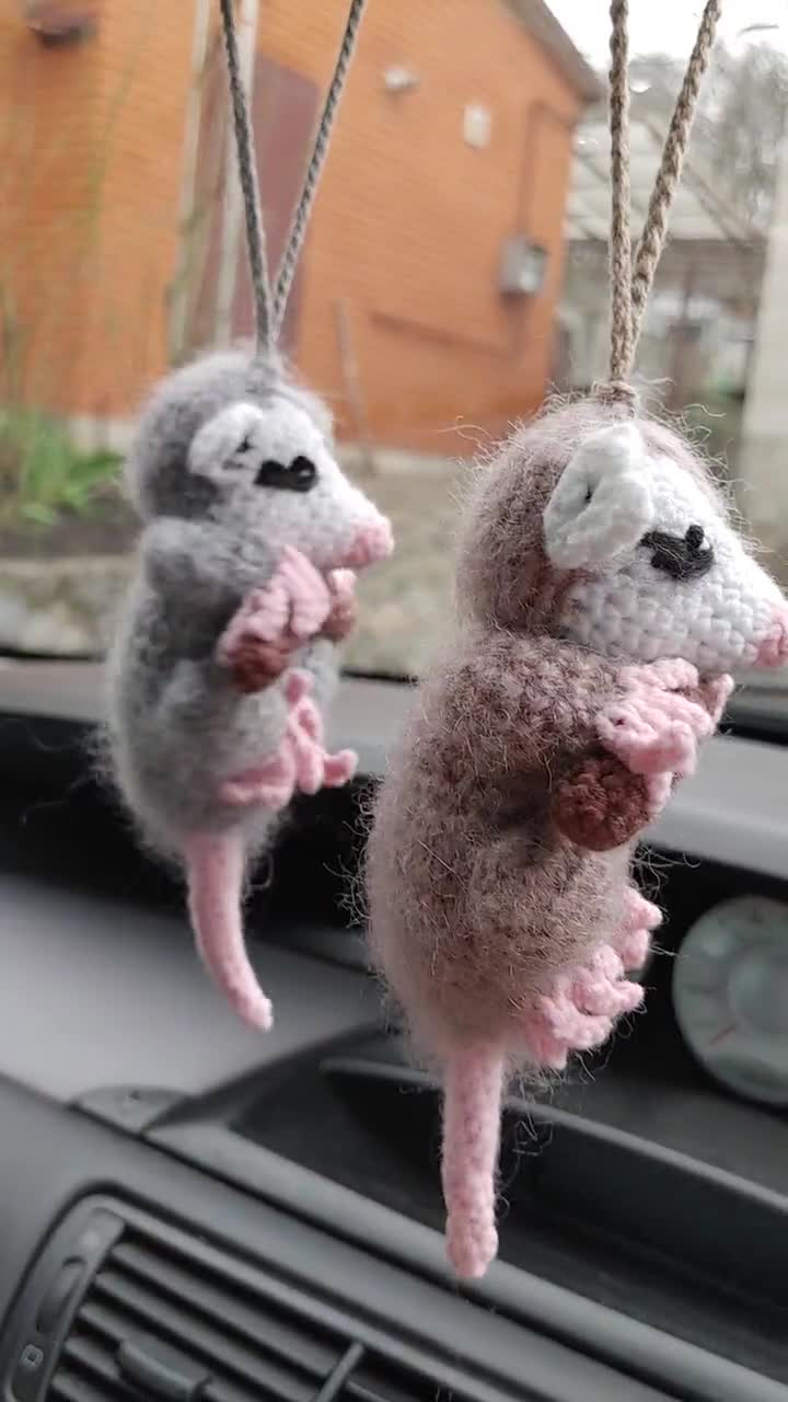Possum Car Hanging Accessories, Cute Accessories Interior, Charm