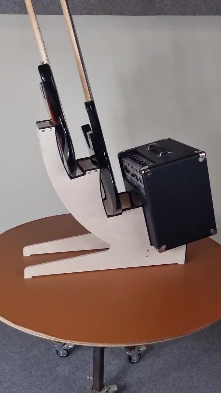 Support Guitare Support Mural Guitare Noir Avec Protection Mousse - Pour Guitare, Basse, Ukulélé - Installation Facile Accroche Guitare Murale