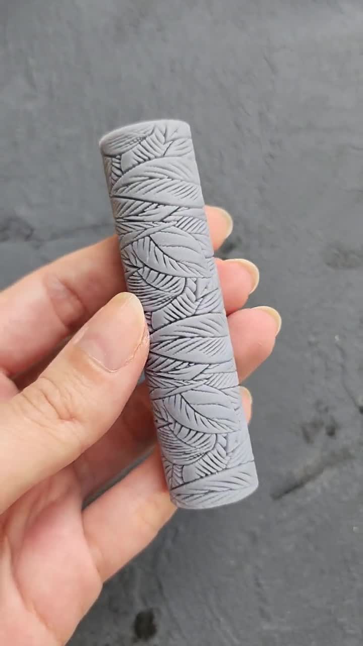 Polymer Clay Texture Roller Clay Stamp 3D Printed Embossing 