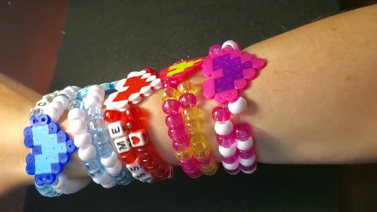 4 Pokemon Kandi Bracelets, Perler Jewelry, Artkal, Kandi, Rave Jewelry,  Festival Jewelry, Pokemon Party, Kandi Beads, Perler Art – GalaxyofPixels