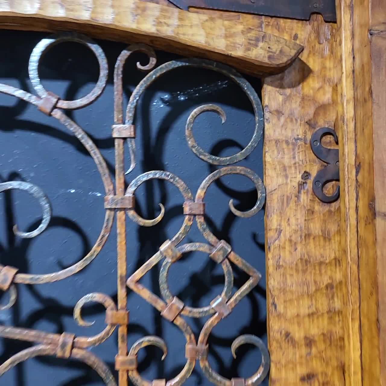 Hand-Hewn Cedar Wood Entry Doors, Colonial Style, Custom Made video poster
