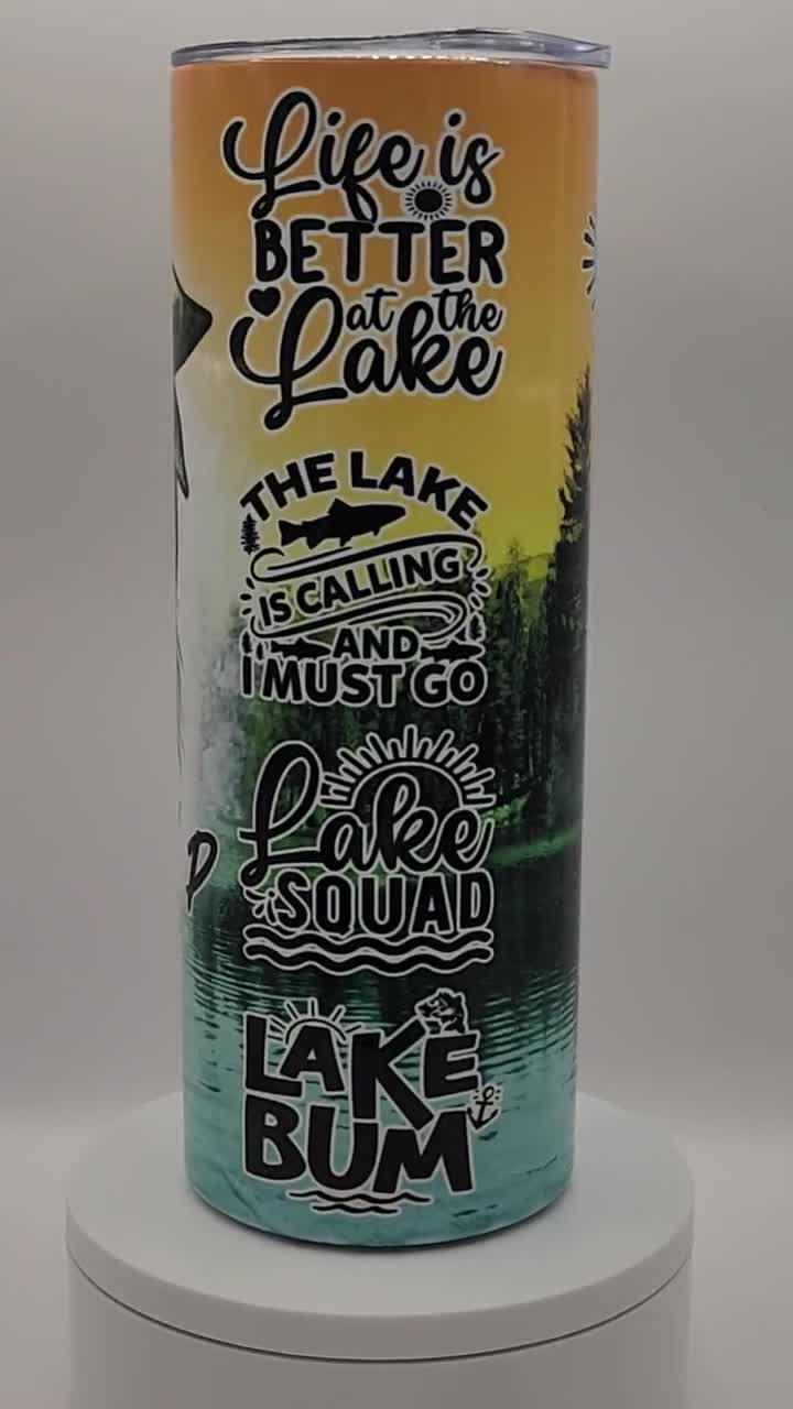 Lake Life Personalized Tumbler (20 Ounce) – 901 Promo + Burnin' Love Laser  Engraving