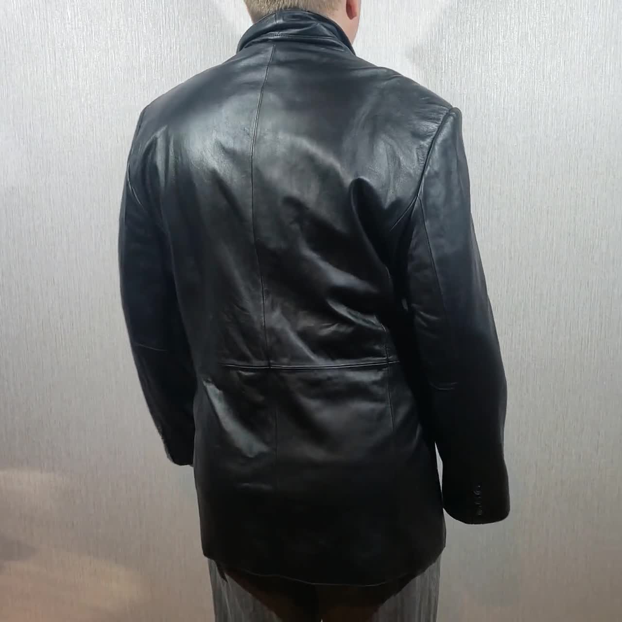 Kenzo homme leather outlet jacket