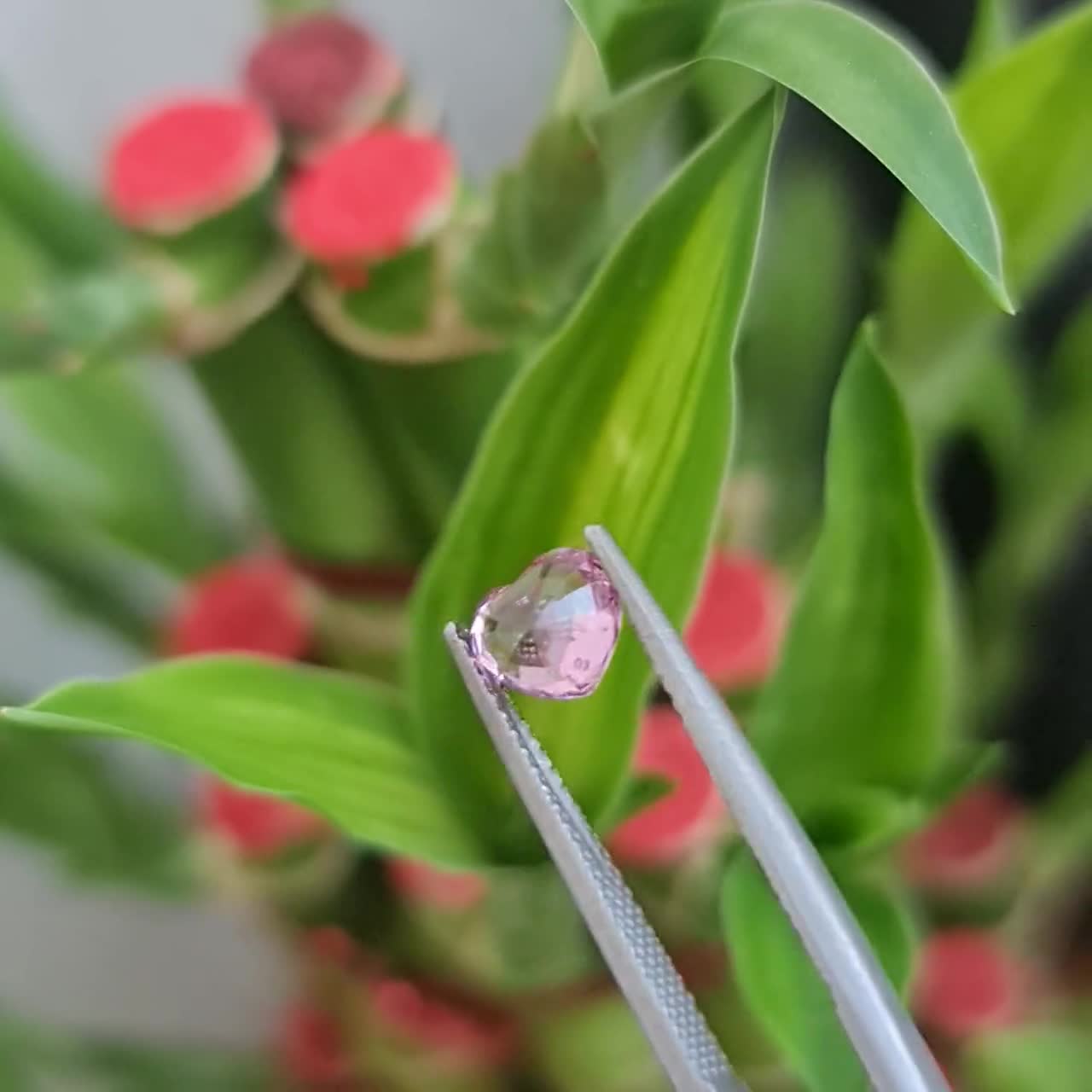1.10カラット ハートシェイプ ピンク マヘンゲ スピネル 宝石 - Etsy 日本