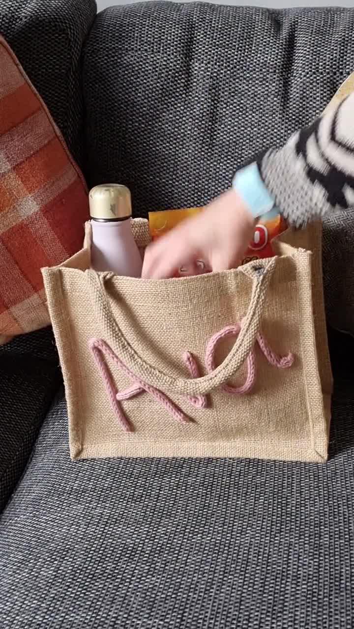 Personalised Jute Bag L Jute Shopper L Shopping Bag L Personalised Jute Bag L Jute Shopper L Shopping Bag L