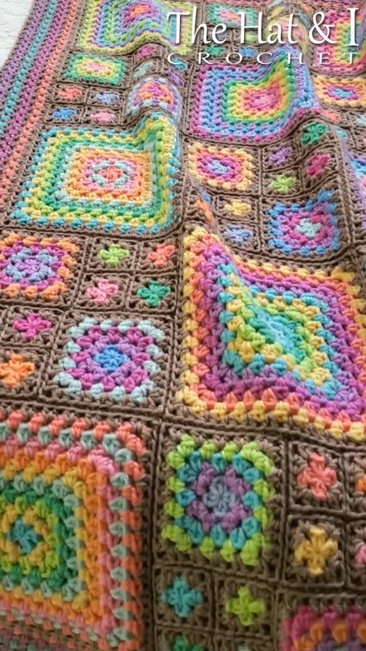 Granny Square Baby Blanket (Cascade version) Crochet Kit