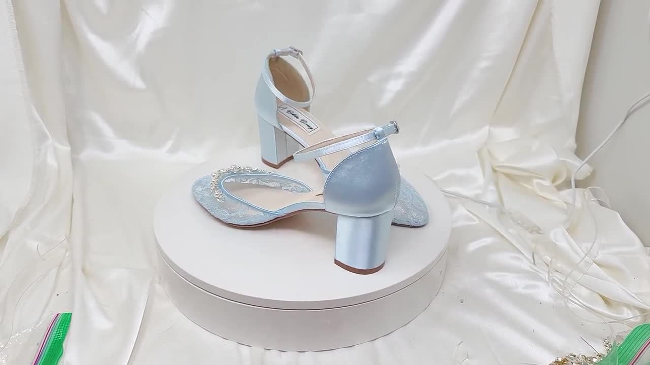 Amazon.com | Wedding Shoes for Bride Ladies High Heel Block Heel Elegant  Dress Platform Pumps Court Shoes with Ankle Strap Bridal Shoes Versatile Heeled  Sandals,Black,5 | Sandals