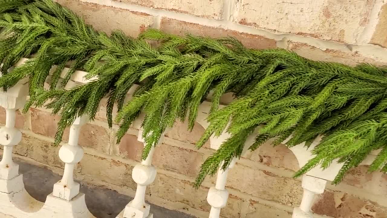 Christmas Norfolk Pine Garland 5ft Holiday Decorating Wedding