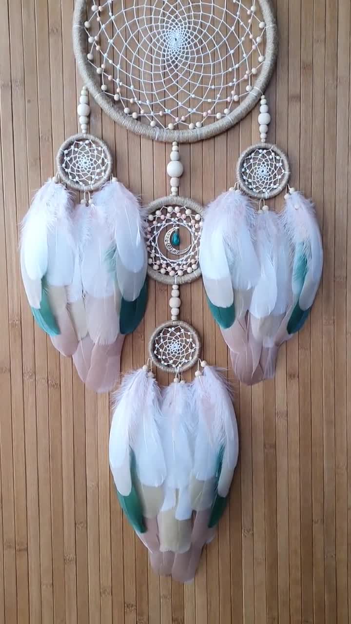 dreamcatcher ドゥケ　ダミ　what タワレコ　ポラロイド風生写真 Traditional Indigenous Authentic Real Dream Catcher. Large