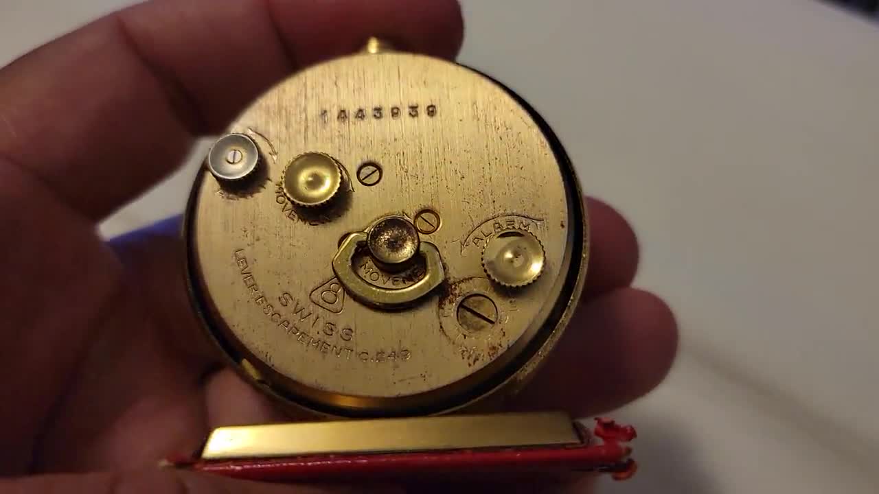 Vintage Bucherer 8 Brass Alarm Manual Wind Travel Clock - Etsy