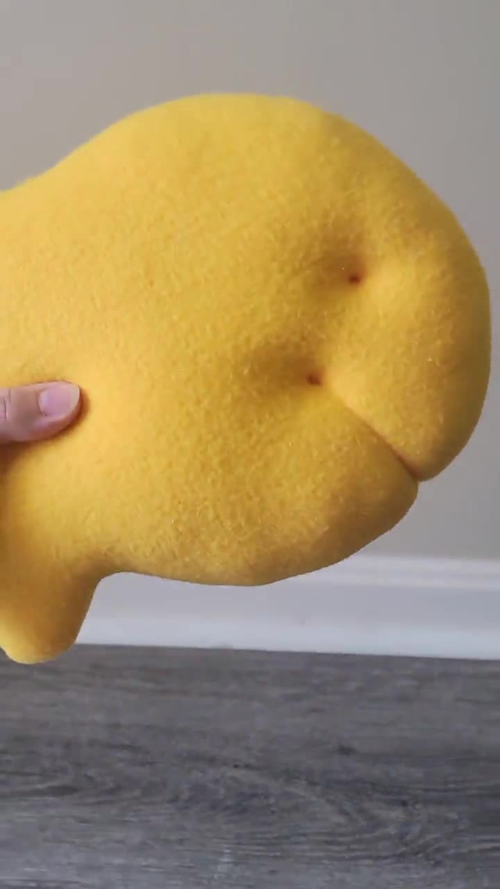 Kawaii Cheese Gold Fish Cracker Plush, Cute Chedder Snack Pillow, Play Food  Toy, Handmade 