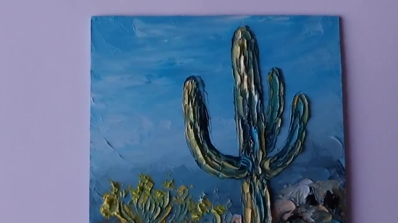Snow Powder Sugars the Amazing Saguaro Cactus Art Print by Wernher