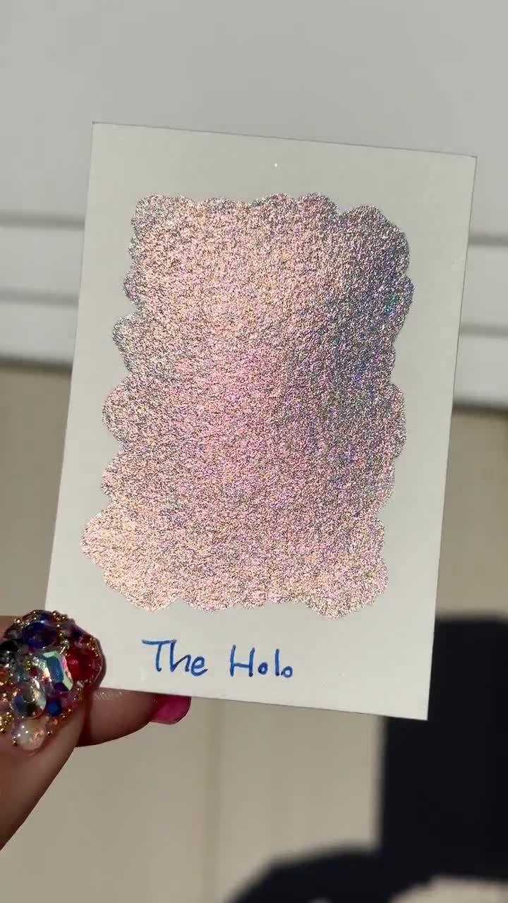 The Holo Handmade watercolor paints holographic Half/Quarter/mini