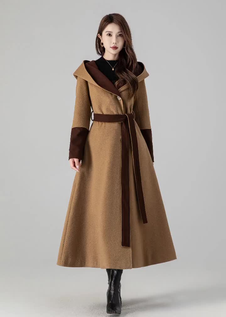 Green Princess Wool Coat, Wool Coat Women, Long Jacket for Winter, Winter  Wool Coat, Belted Wool Maxi Coat, Handmade Coat C998 -  Canada