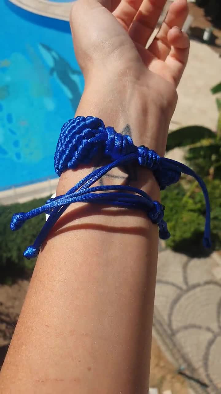 Women Men Solid Color Flat Braided Nylon Cord Bracelet Friendship Bracelet  Adjustable Macrame Bracelet Choose Your Custom Colors 