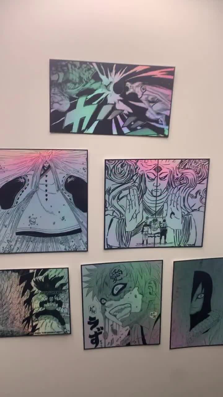 Anime Holographic Manga Panel Stickers Mini Bundle 2A video poster