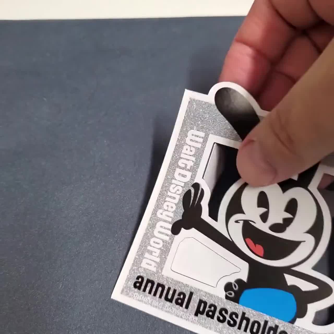 New! Disney World Oswald Rabbit Annual Passholder Magnet for 2023 (Homemade  FAn-Art PLEASE READ)