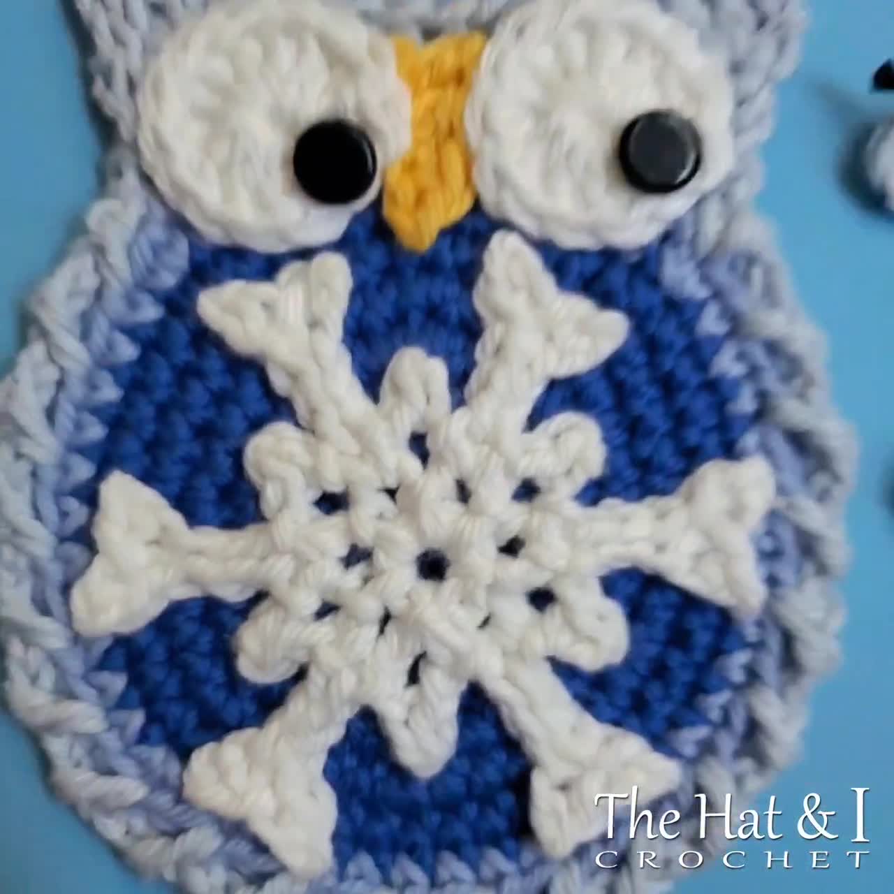 Crochet PATTERN - Owl Through the Year - 5 owls pattern pack, winter spring  summer fall + rainbow owl pattern - PDF Download