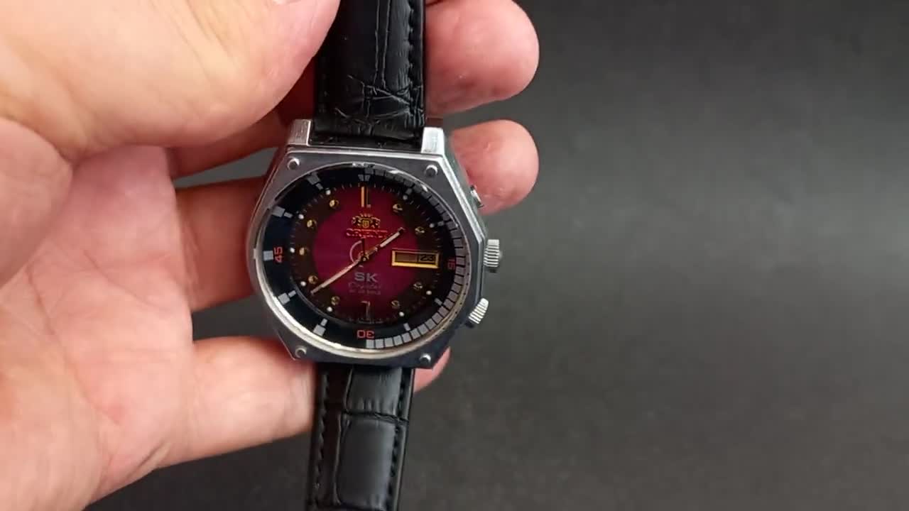 Vintage Wrist Watch Orient SK Crystal,japan Watch,automatic Watch