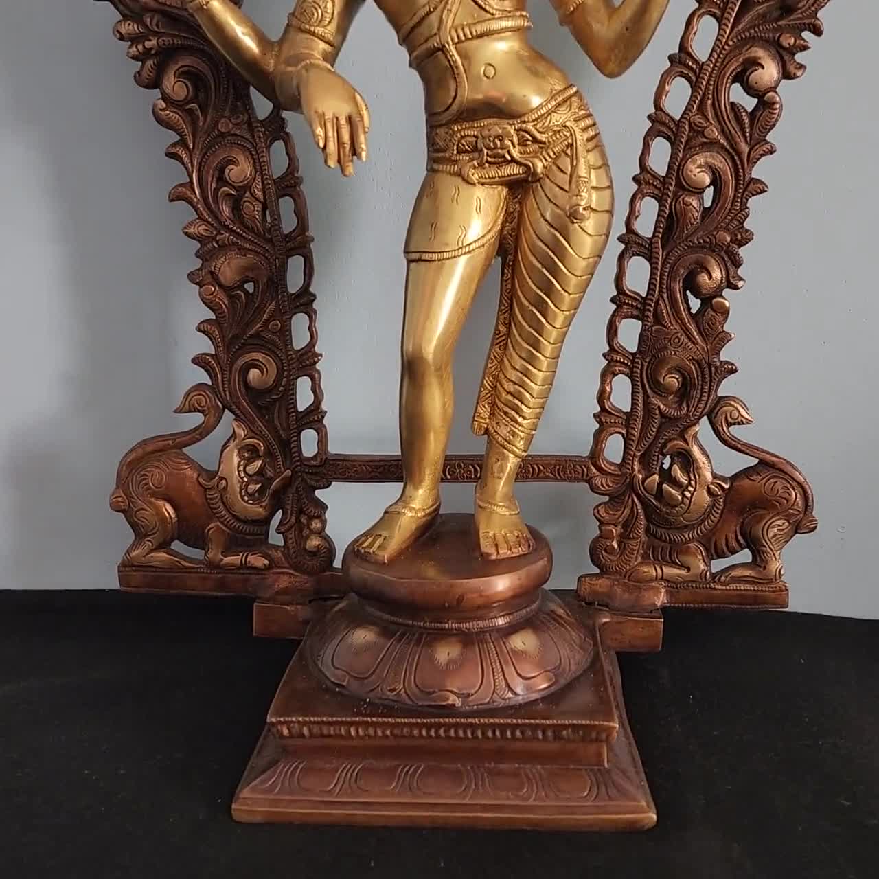 Large Brass Statue 