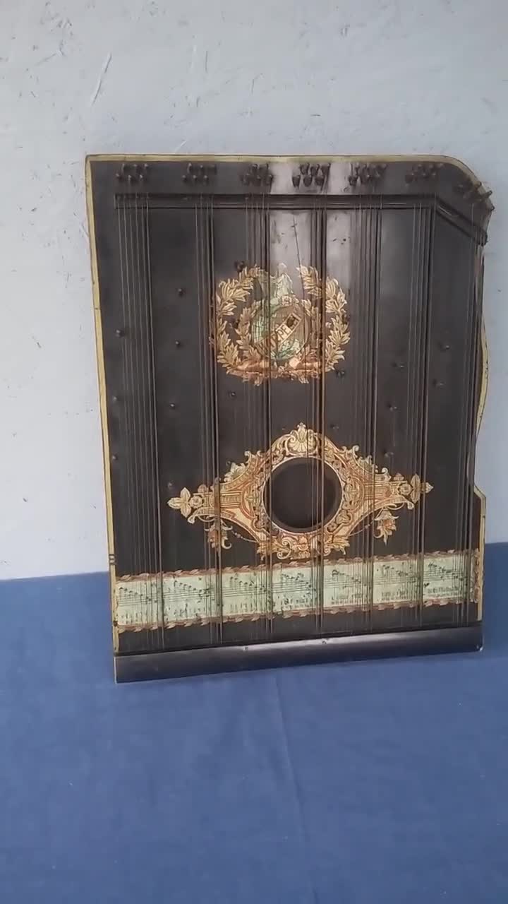 Antique Zither, Harpeleik Zither, German Zither, Guitar