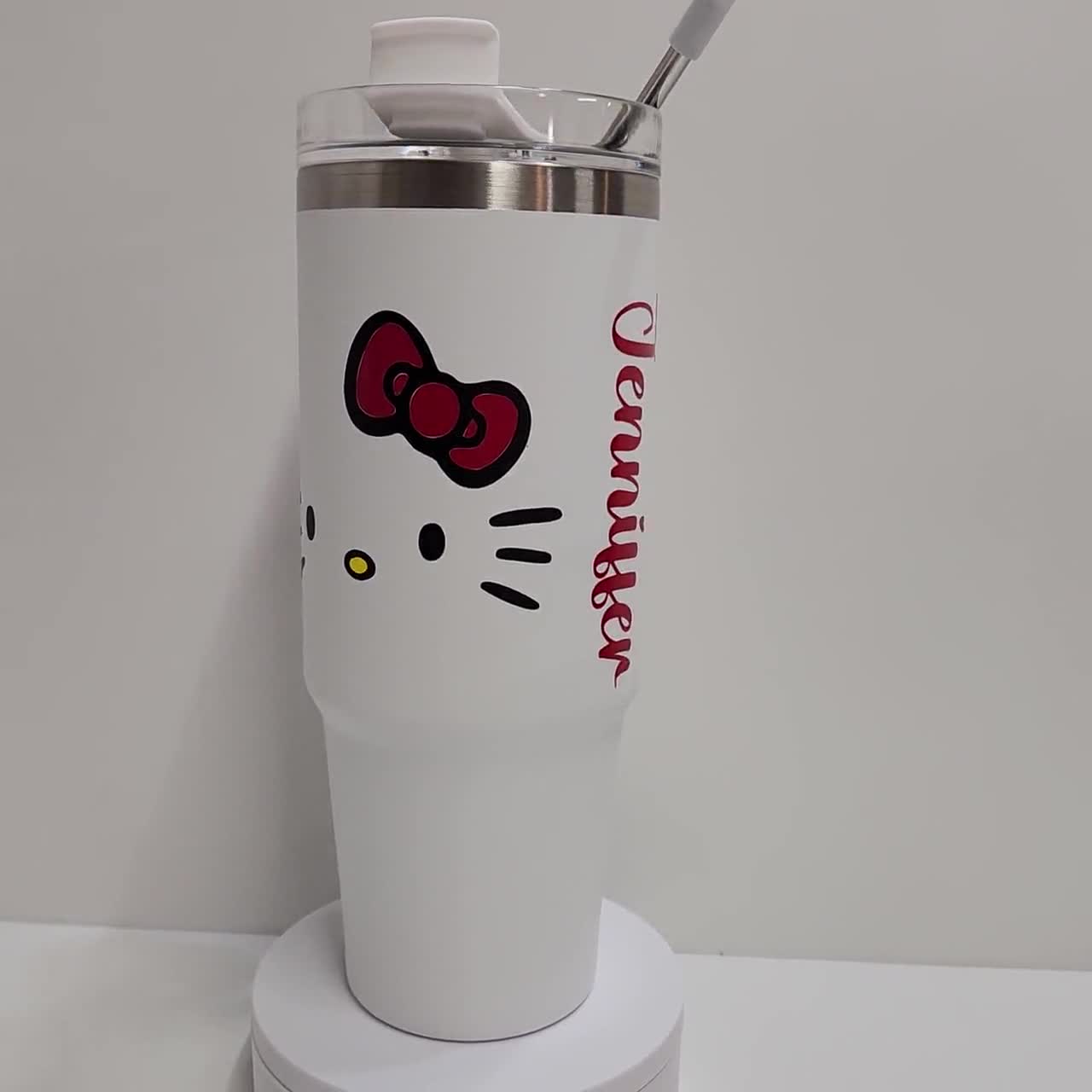 Starbucks Valentines Cups 2024 X Hello Kitty Sanrio 40Oz Stanley Tumbler  Dupe The Melody Stainless Steel Tumbler 40 Oz With Handle Pink Valentines  Day Gift For Couple - Laughinks