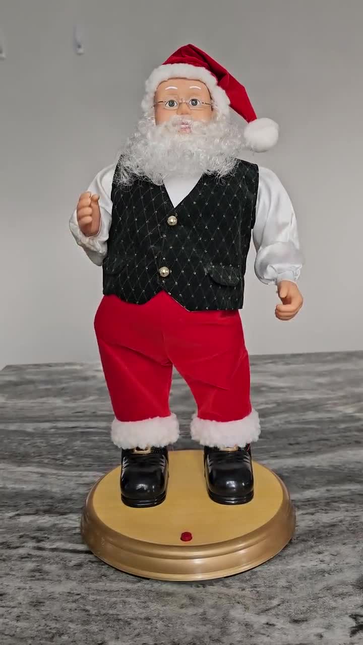 Gemmy Let's Dansing store A Go Japanese Hip Swinging Santa Working Very Rare