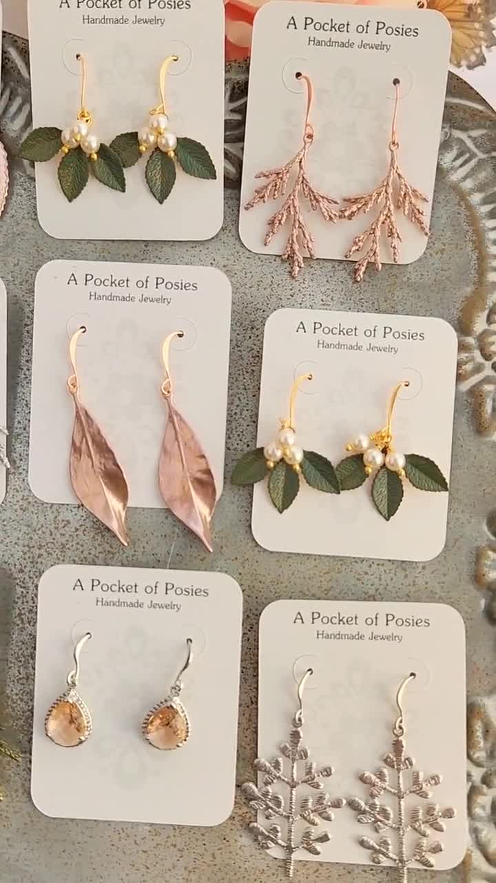 Buy Silver Branch Earrings Spruce Tree Earrings Nature Inspired