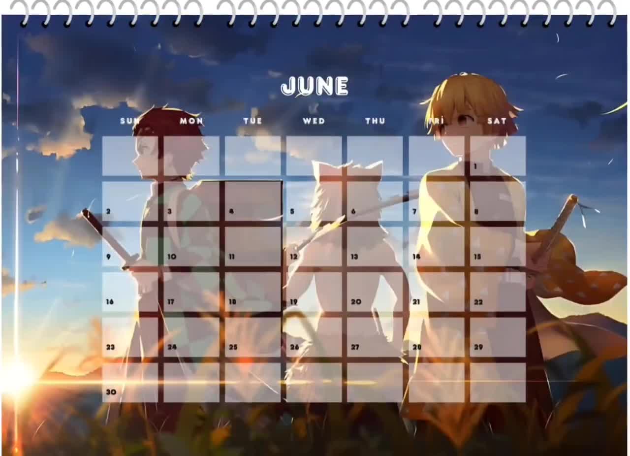 DEMON SLAYER - Calendrier 2024 [anime] - Coyote Mag Store