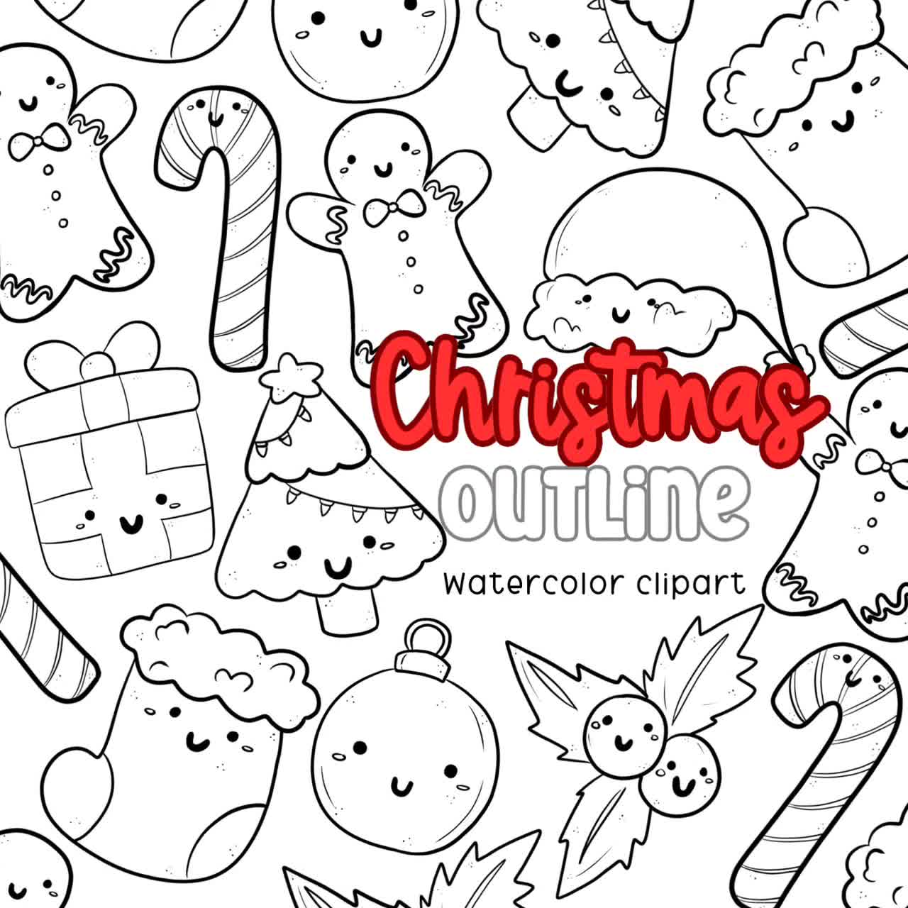 How to Draw Santa Claus Easy ❄️ Christmas Holiday Squishmallows - YouTube