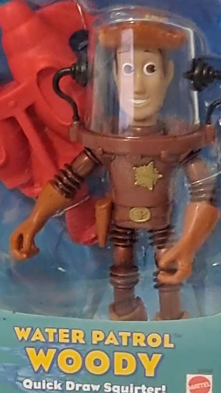 トイストーリー 2 ウッディ アクアアクション キッキング マテル Very Rare New Vintage 2000 MATTEL Aqua Action Disney Pixar