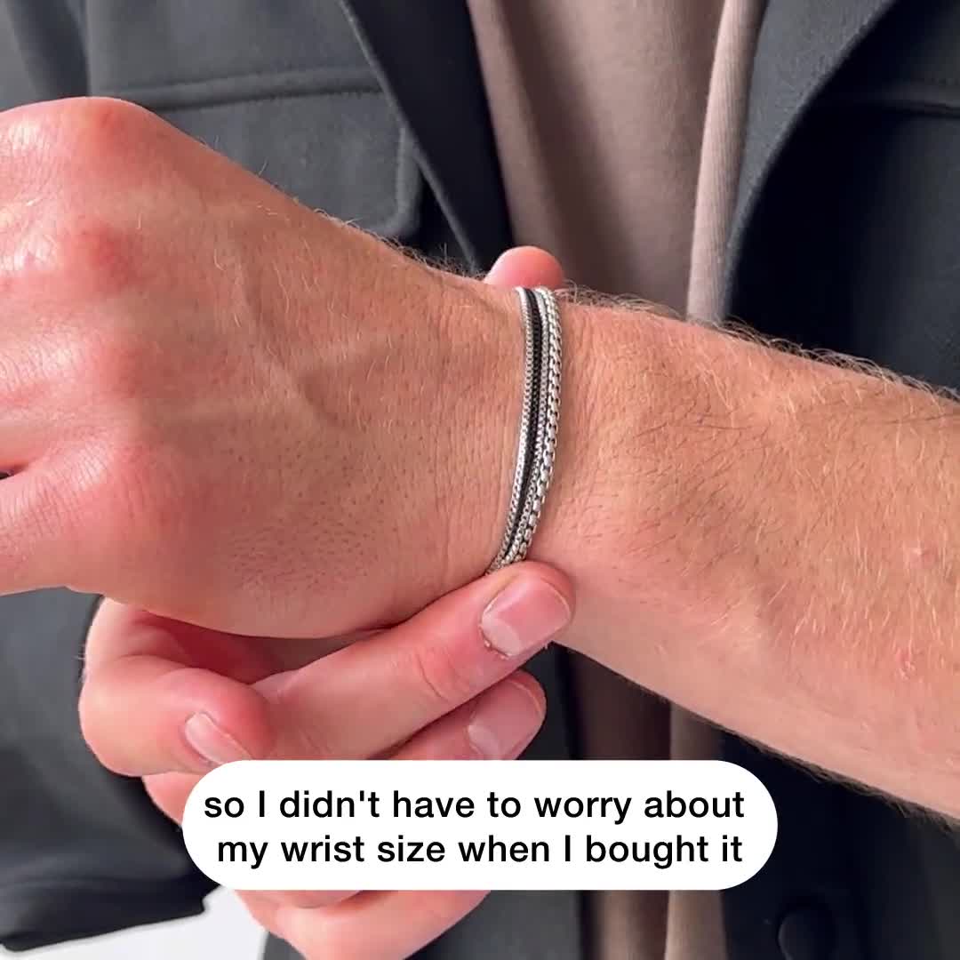 Men's Bracelet,silver Bracelets for Men's, Men's Chain Bracelet